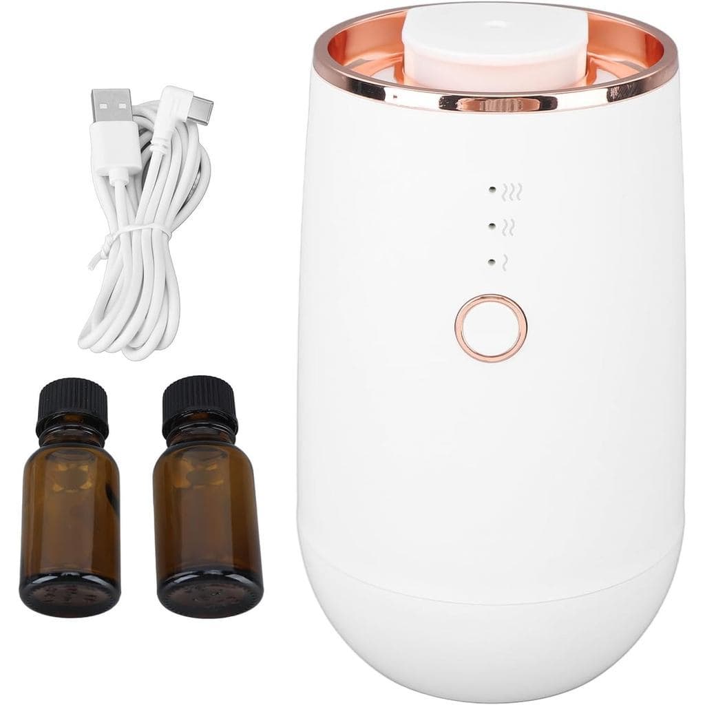 Difusor De Óleo Essencial Pwshymi , Difusores De Aromaterapia Para Carro , Umidificadores Portáteis De Névoa Fria Com Lu