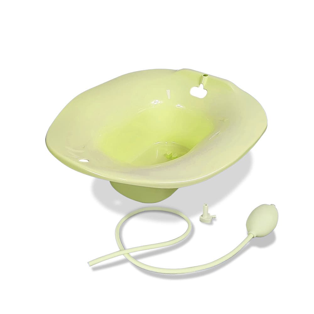 BACIA PARA BANHO DE ASSENTO AMARELA BIDÊ PORTÁTIL MONTSERRAT