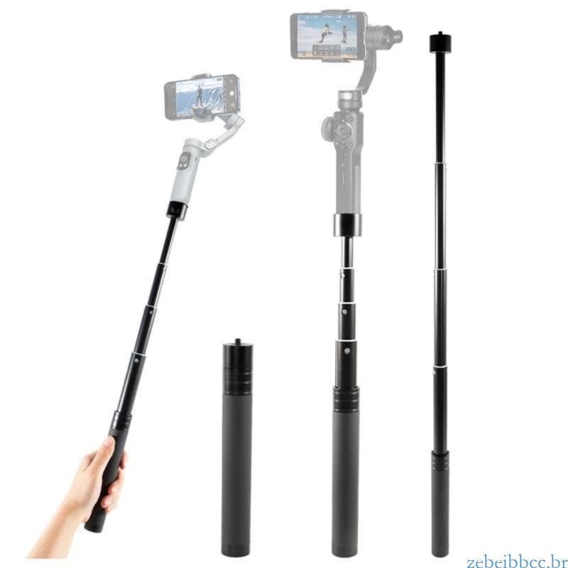 zebeibbcbr Selfie Gimbals Pólos Extensão Para Estabilizadores Câmera OM4 OSMOMoblie3