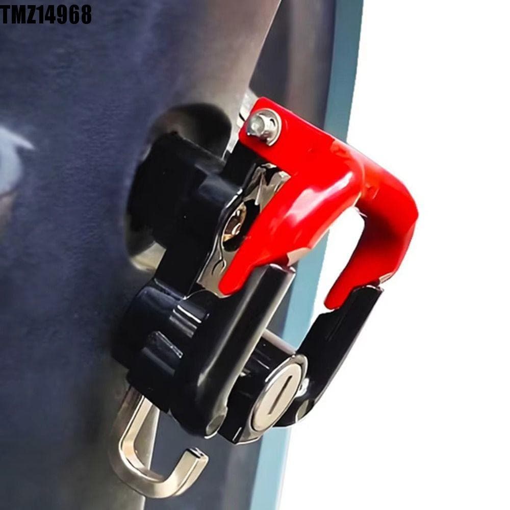 Suporte Para Capacete TMZ14968 , Gancho De Motocicleta Em Liga De Alumínio Com Trava De Segurança Duas Chaves
