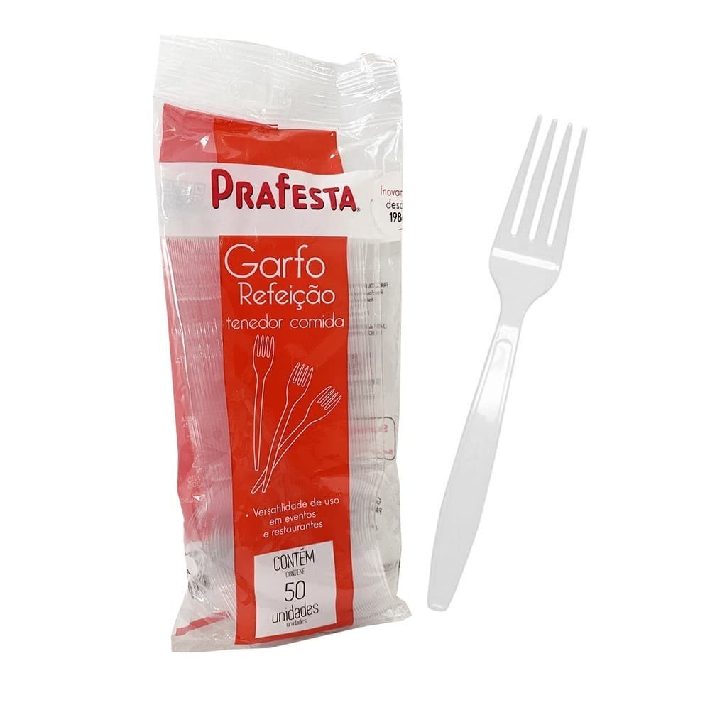 kit Garfo Refeição Premium 100/300/500 unidades Festas Eventos Restaurante Lanchonete Padarias