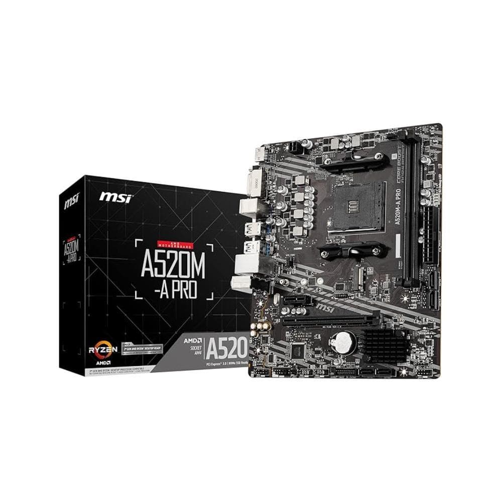 Placa Mae Msi A520M-A Pro DDR4