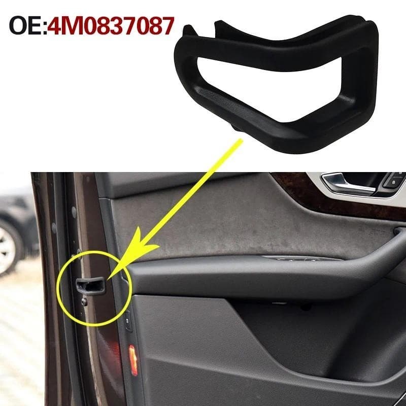 4M0837087 Para Audi Q7 VW Touareg 2018-2025 Bloco De Fechadura Da Porta Do Automóvel Junta Amortecimento Placa De Apoio 