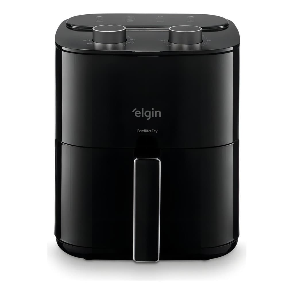 Fritadeira Air Fryer Elgin Facilita Fry 3,5 Litros Potência 1400w Cor Preta 220V