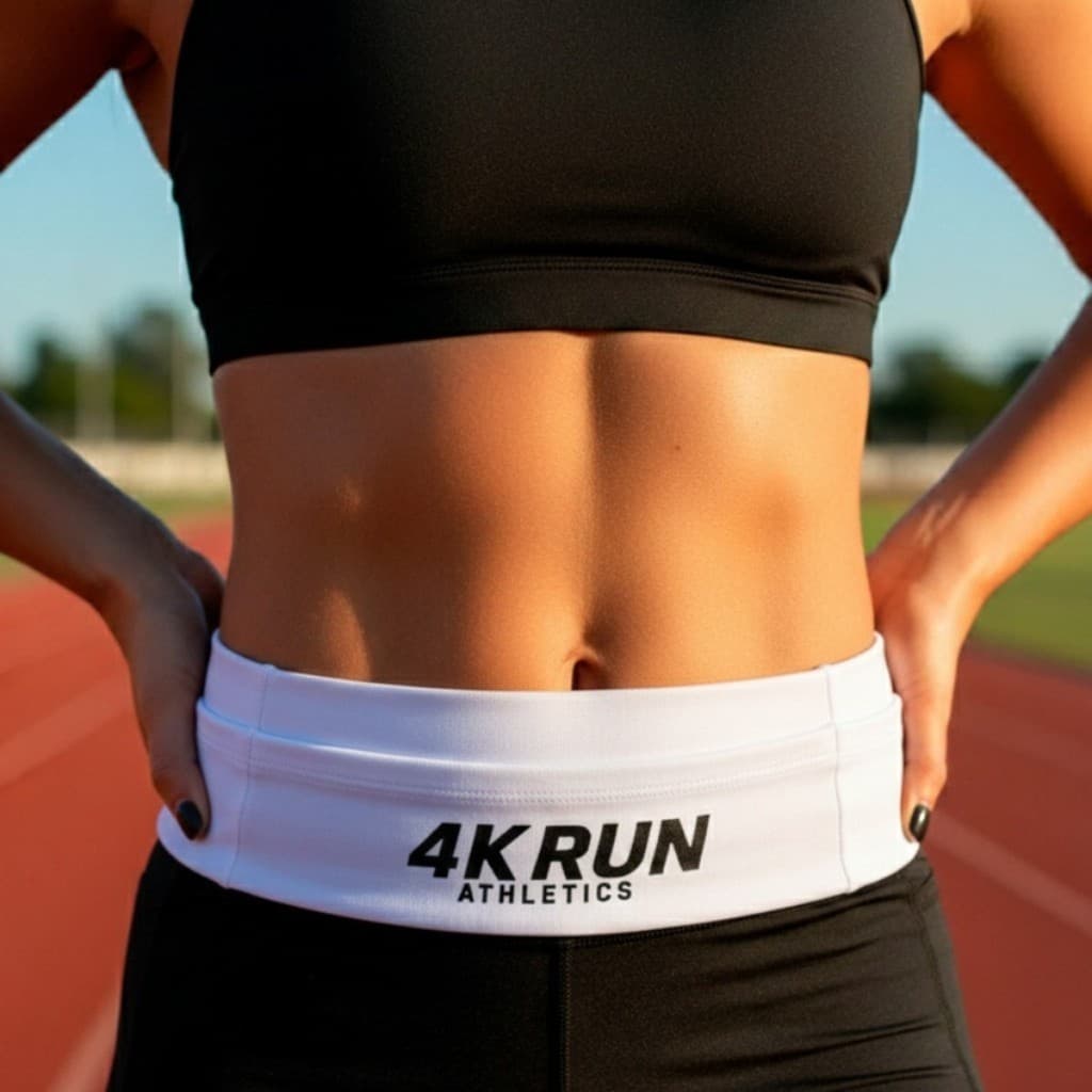 Cinto Porta Celular Corrida 4KRUN 3 Divisórias Pochete Fitness Unissex Ajustável Academia Caminhada