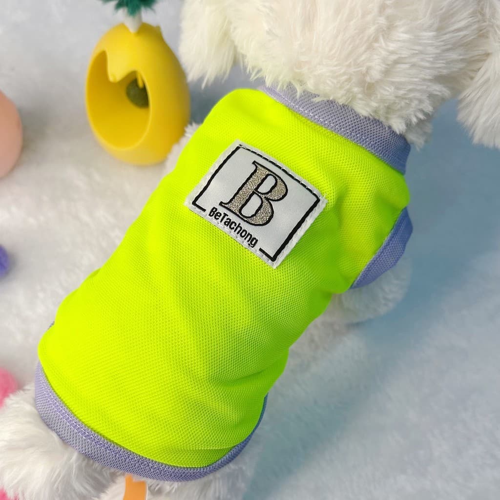 2026 Verão Novo Estilo Pet Anti-Mosquito Colete de Malha Respirável Gato Azul Gato Muppets Universal Bichon Teddy Bulldo