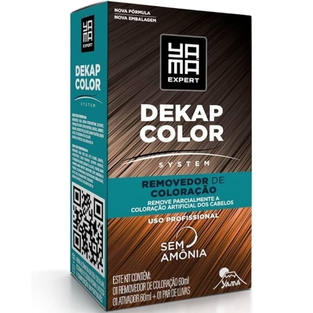 Removedor de Coloração Dekap Color Yamá 120ml Remove Tinta Capilar