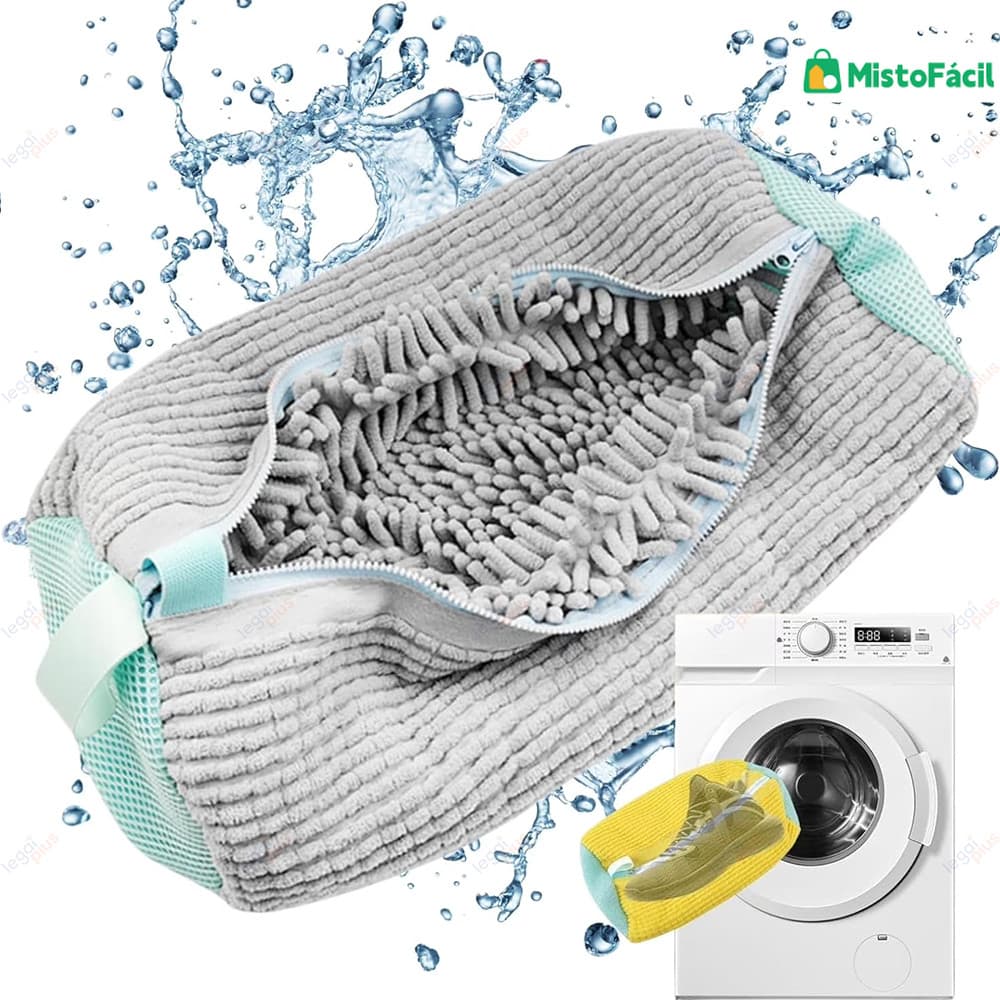 Bolsa Especial para Lavar Tênis na Máquina - Malha de Alta Proteção