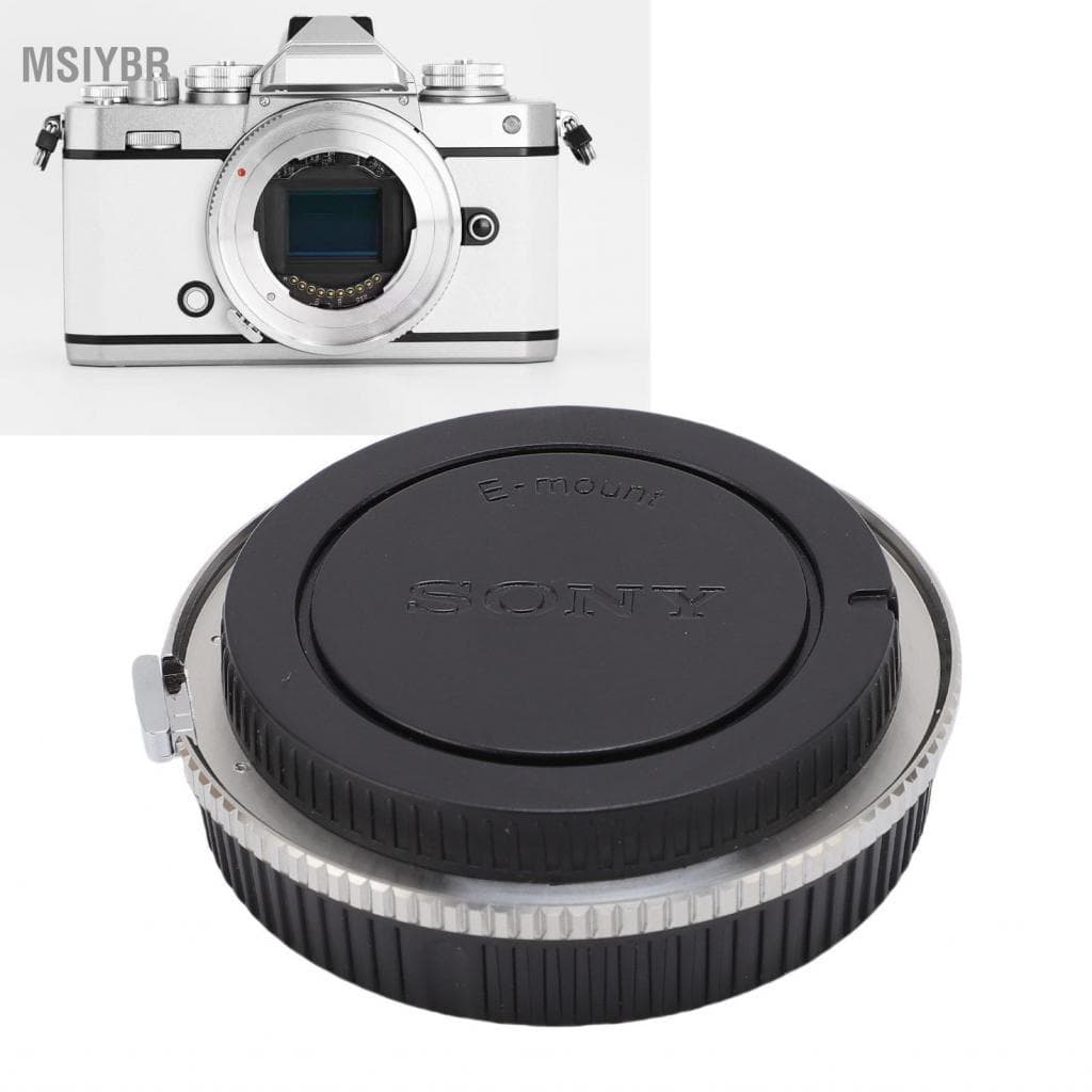 Msiybr Adaptador de montagem de lente de foco automático Distância de flange precisa Conexão perfeita Engrenagem