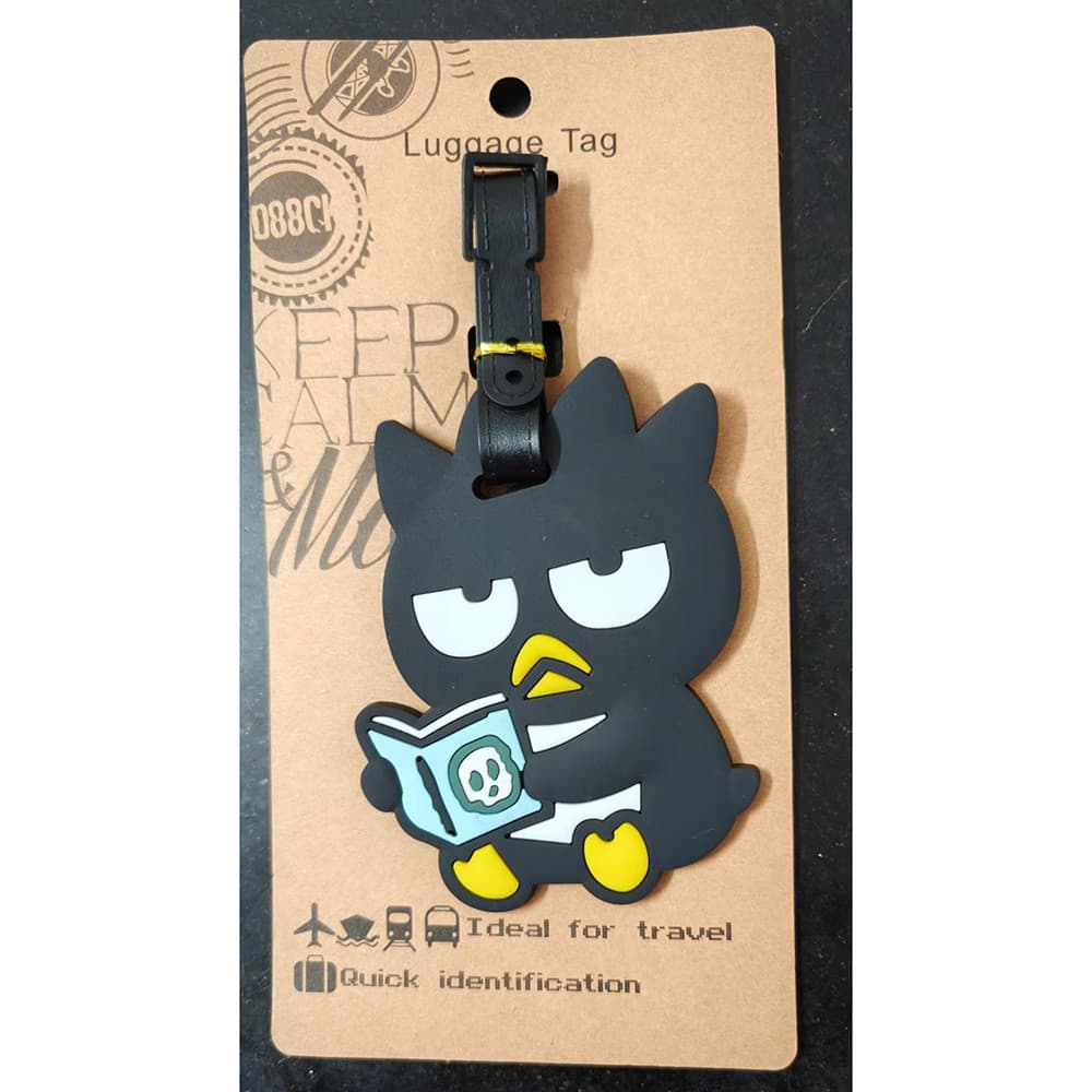 Etiqueta de bagagem fofa indispensável para viagem Yugui Dog XO Pinguim legal Sapo de olhos grandes Sanrio Clownfish PC 