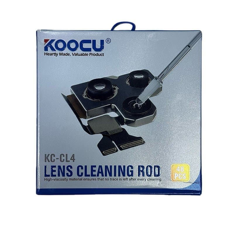 Limpador Cotonete de Lente de Câmera Resina Sintética Gel Koocu KC-CL4 com 48 Peças