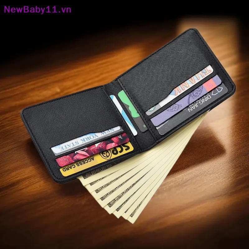 NewBaby Vintage Simples Carteira De Couro Do Plutônio Cor Sólida Curto Saco De Moedas Titular Cartão De Crédito Sacos De