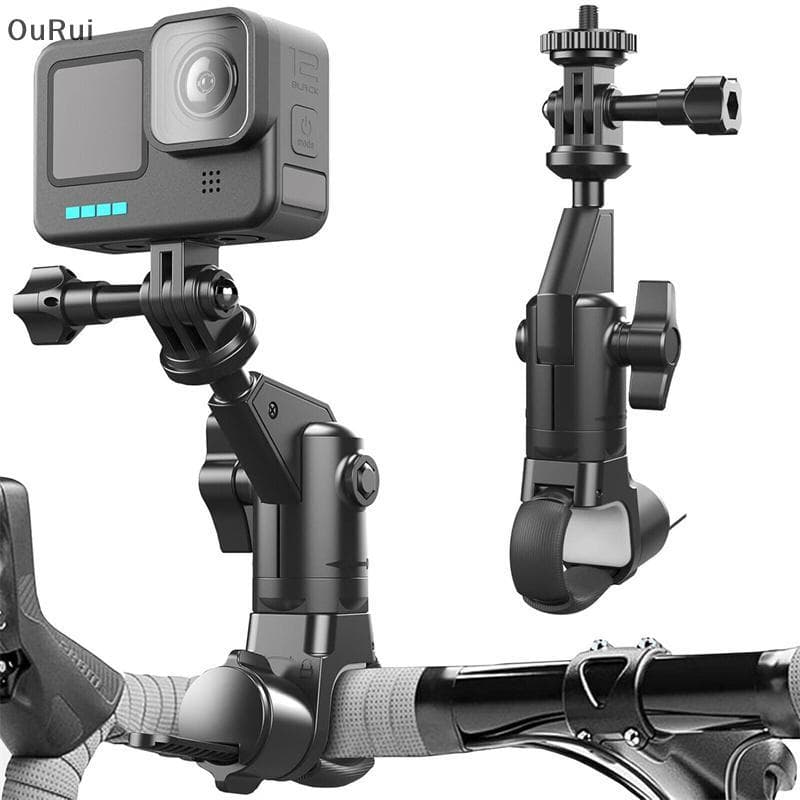 [B & C] Suporte Para Bicicleta Motocicleta 360 Giratório Montagem No Guiador Insta 360 X2 X3 X4 Go Pro 12 11 10 DJI { th