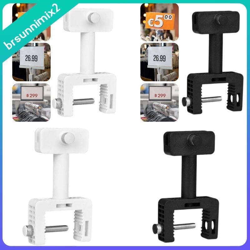 [Brsunnimix2] Expositor De Roupas , Suporte Para Pôster , Clipes De Etiqueta De Preço E Placas De Exibição De Supermerca