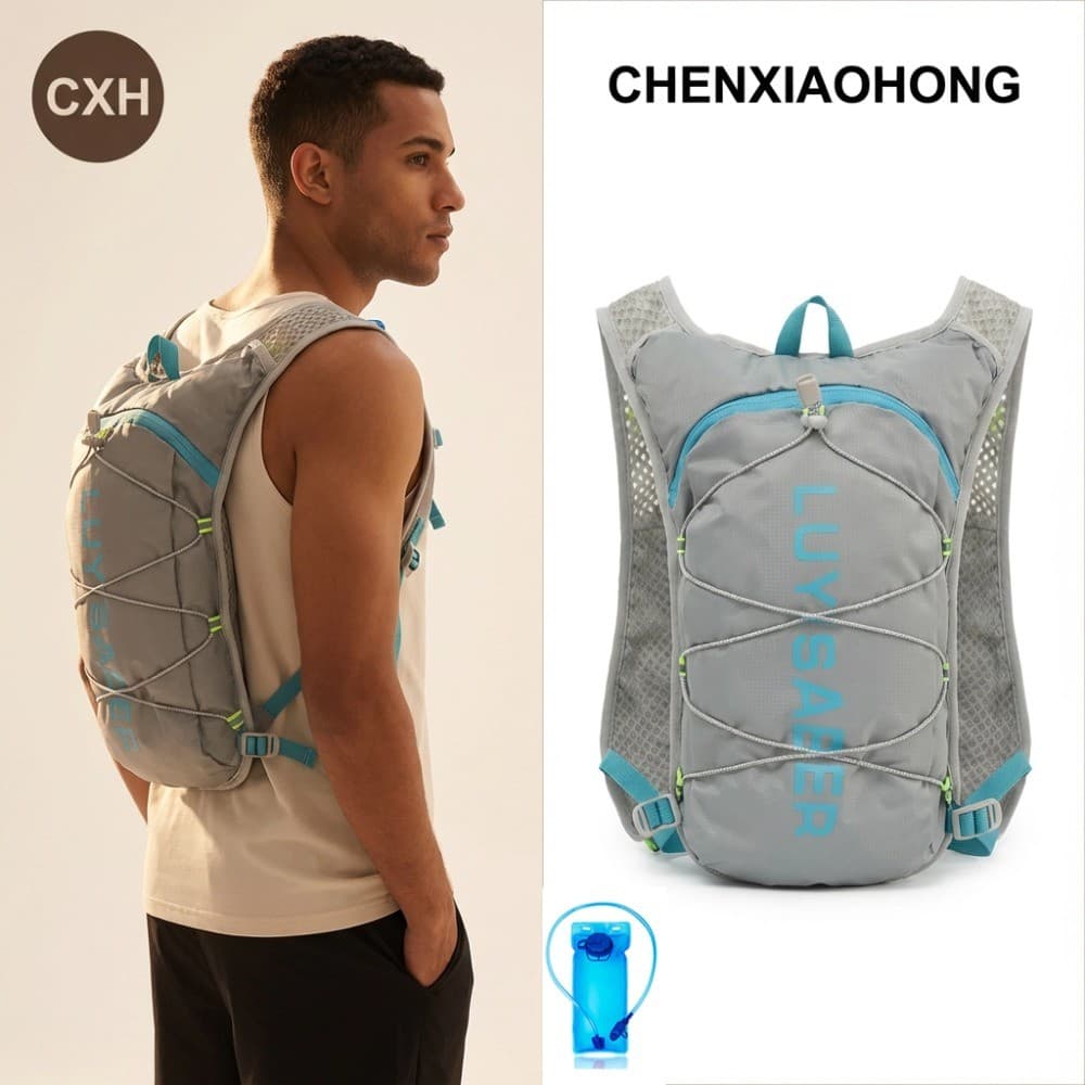 CHENXIAOHONG Bolsa multifuncional de nylon para corrida, bolsa esportiva refletora, porta-garrafa, bolsa para ciclismo.