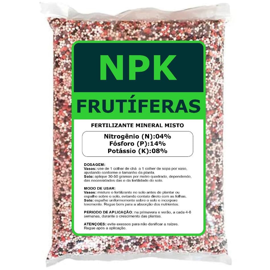 Adubo Fertilizante NPK Frutíferas