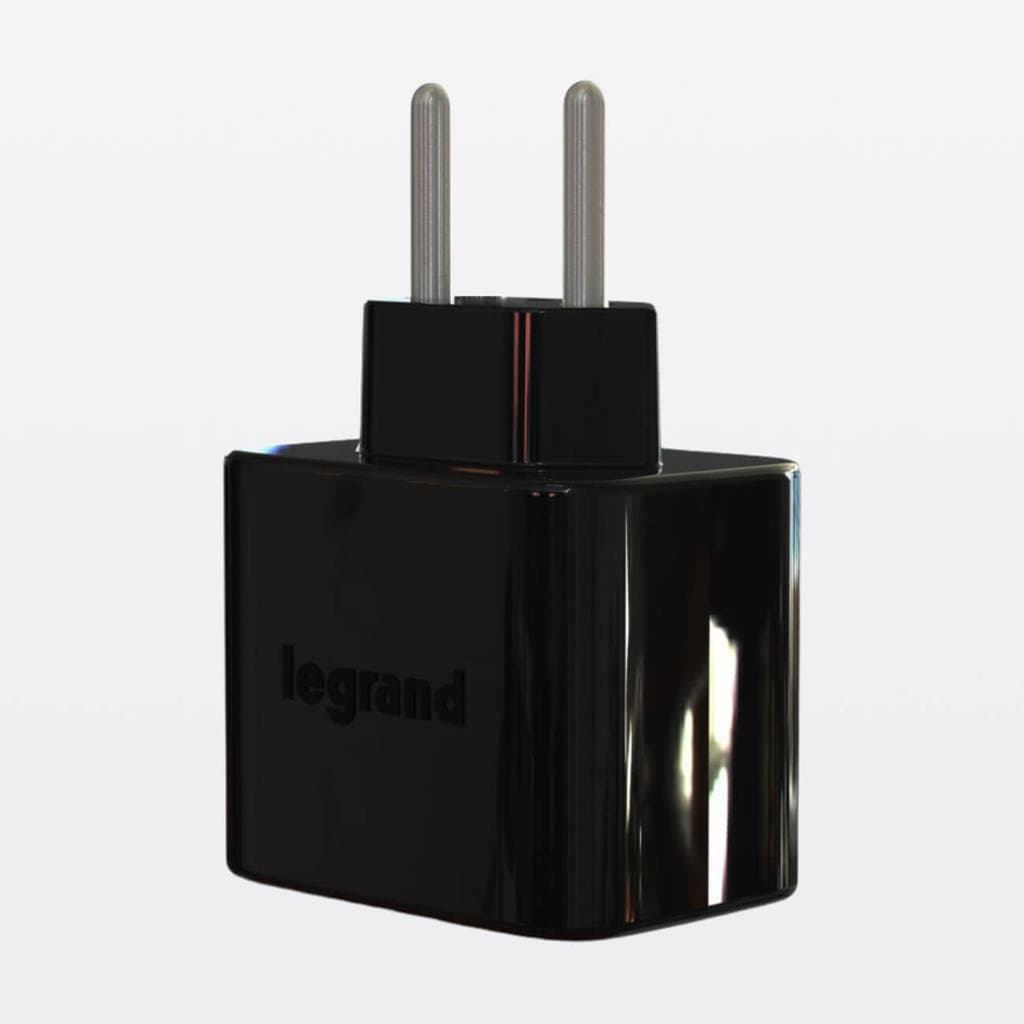 Adaptador Contra Surtos Elétricos Dps Tomada 2 Pinos 20A Preto Legrand 030453