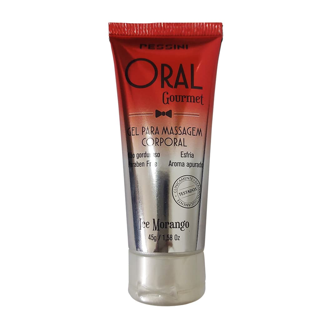 Gel Lubrificante Beijável Efeito Frio - 2 Sabores | Pessini