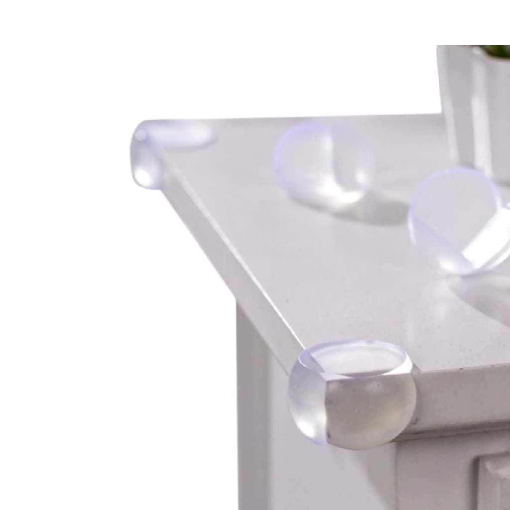 Kit 20 Protetor Quina Mesa Moveis Canto Ponta Segurança Bebê Criança Idoso 3m Silicone Transparente