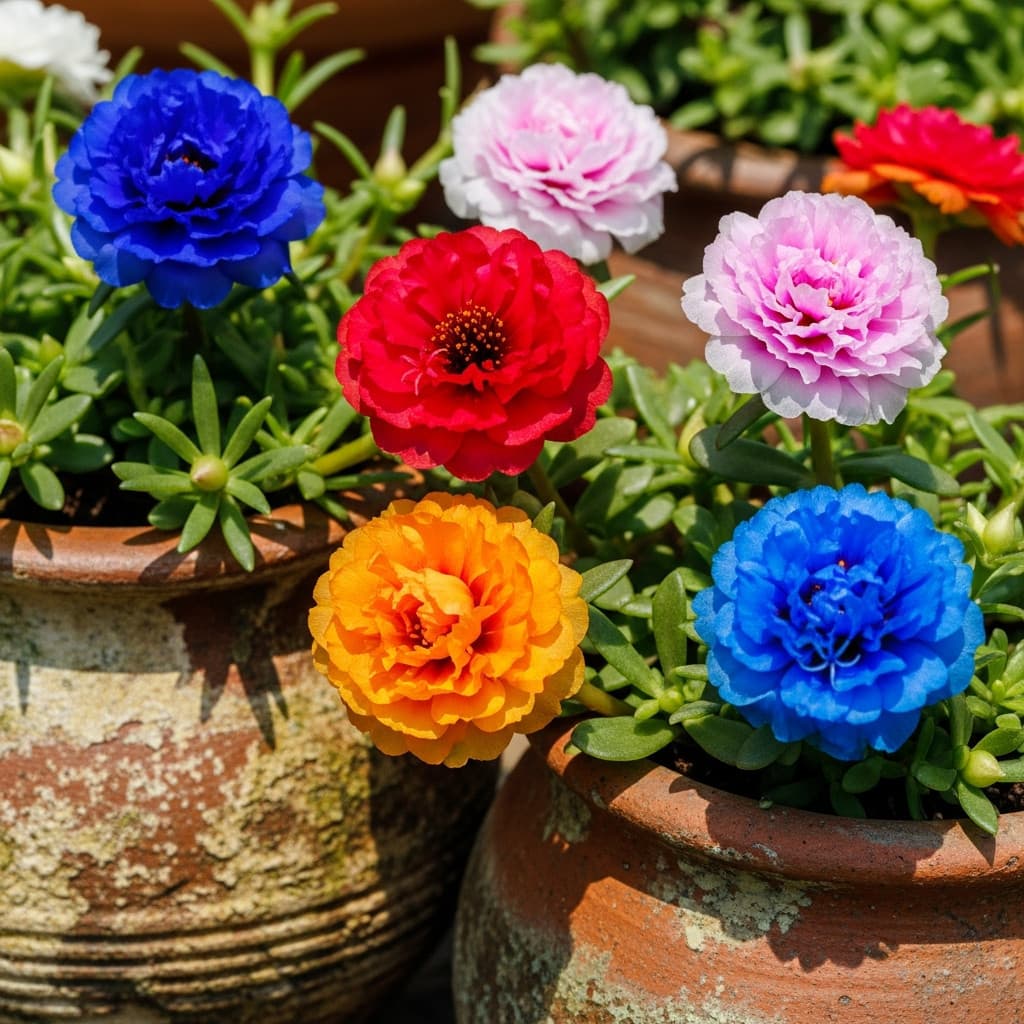 Pacote Sementes de Onze-Horas Flor Gigante /(Cores Sortidas)/