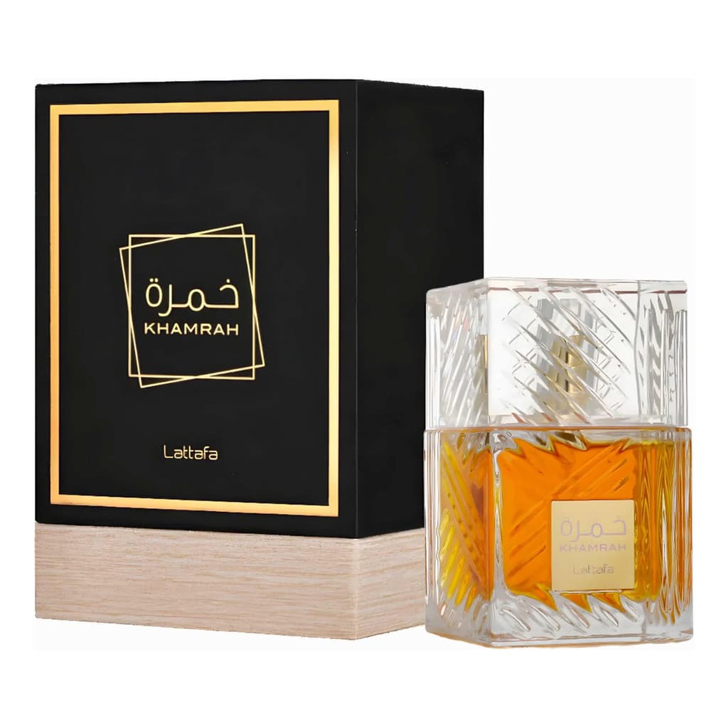 Perfume Árabe Khamrah Lattafa 100ml Fragrância Intensa Longa Duração