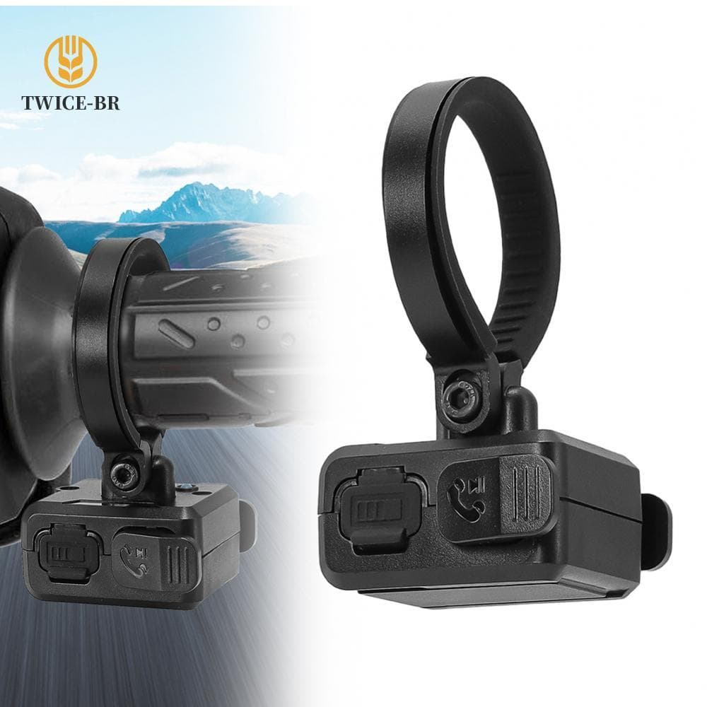 Controlador De Mídia De Motocicleta Bateria De Alcance Eficaz De 10 Metros Até 10 Horas