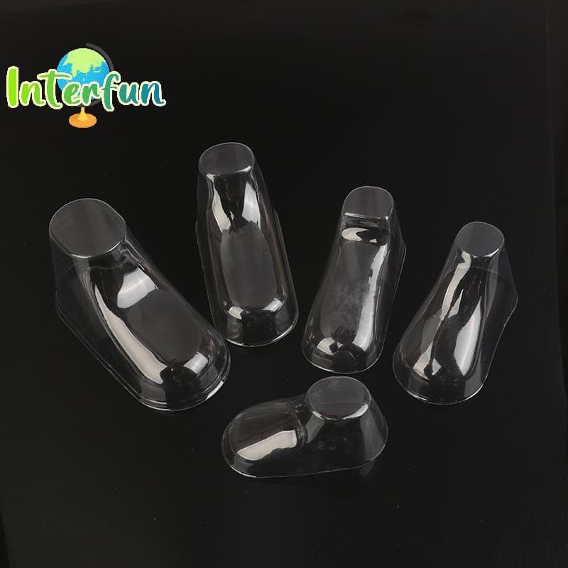 [InterfunB] 10 Pcs Transparente PVC Botas Infantis Vitrine Suporte Quadro Pés Molde De Sapato De Plástico Maca Bebê Sos 
