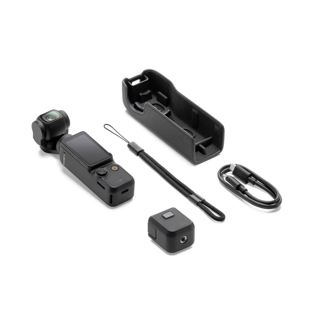 Câmera Gimbal Portátil DJI Osmo Pocket 3, Câmera Portátil para Vlogs de Viagem, BT6R