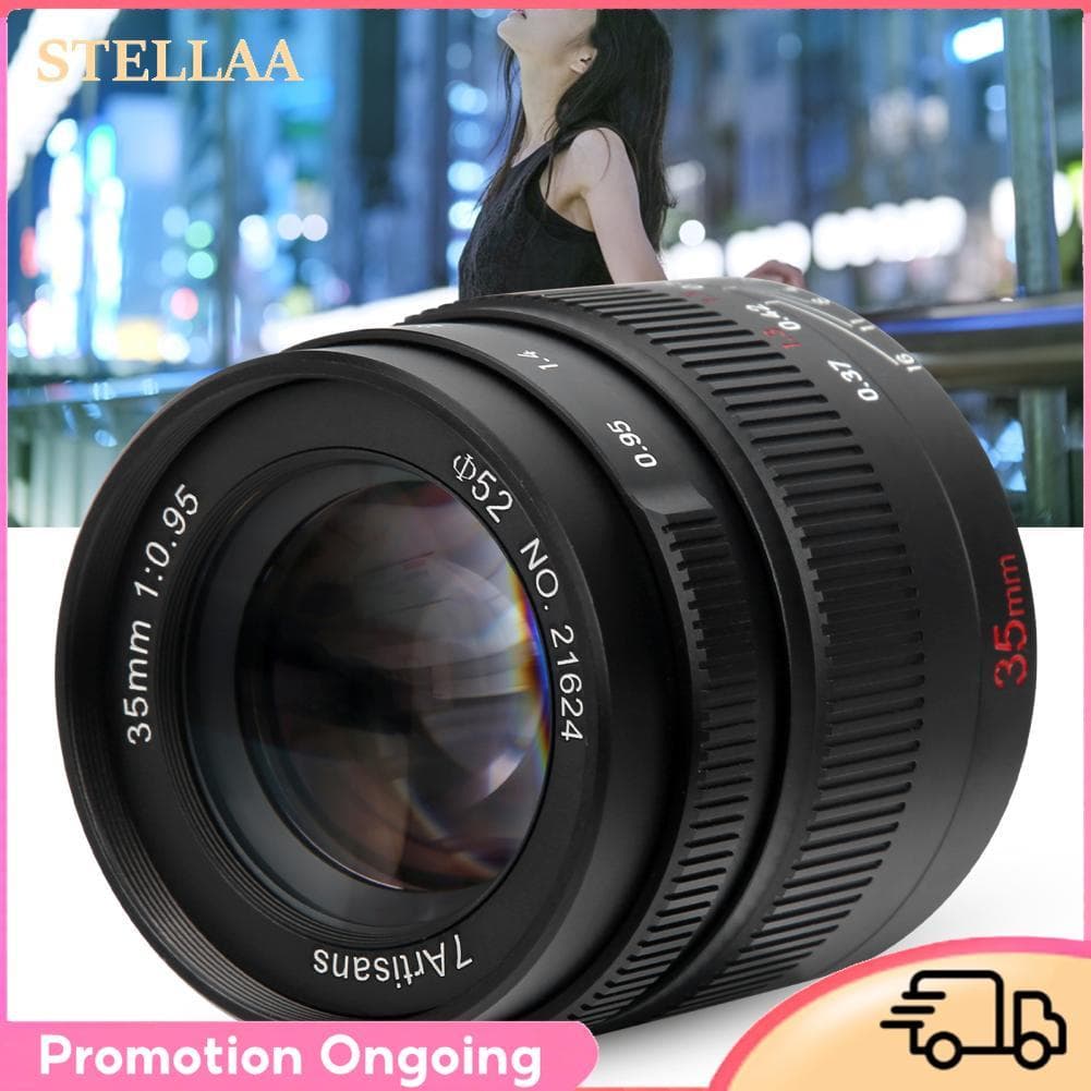 Stellaa Retratos de lentes de grande abertura fotografando câmeras naturais para câmera de montagem Fujifilm FX