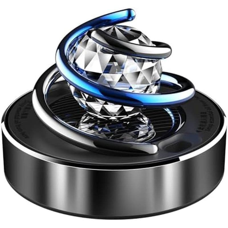 Aromatizantes de Carro GoolRC - Difusor de Aromaterapia Solar Rotativo com Bola de Cristal para Decoração Interna