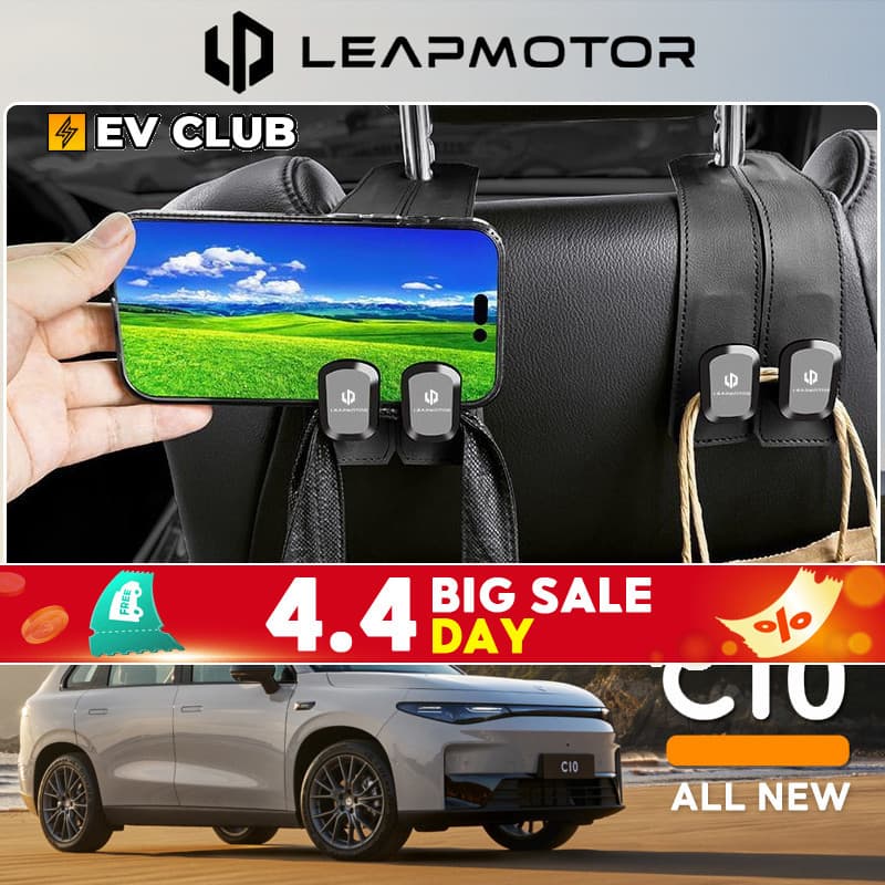 2025 LEAPMOTOR C10 salto ev/SUV Dedicado Interior do carro Encosto do assento de carro Gancho Armazenamento multifuncion