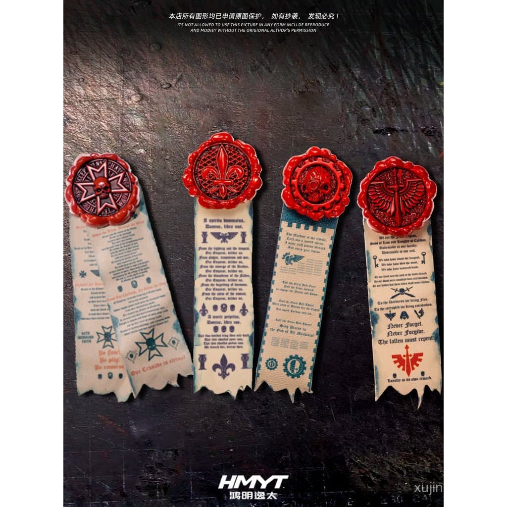 Warhammer 40 Selo de Purificação Ultramarines 3 Adesivo de Bagagem para FPXT