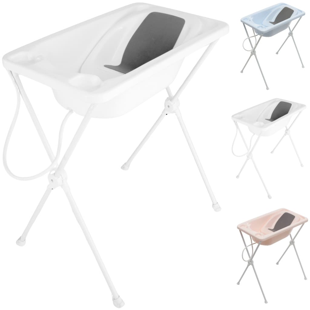 Banheira Galzerano Acqua Trio 7065 com suporte desmontável e redutor de assento capacidade 20 litros