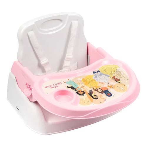 Disney Cadeira De Alimentação Portátil Booster Cadeirão Styll Baby Rosa - Princesas