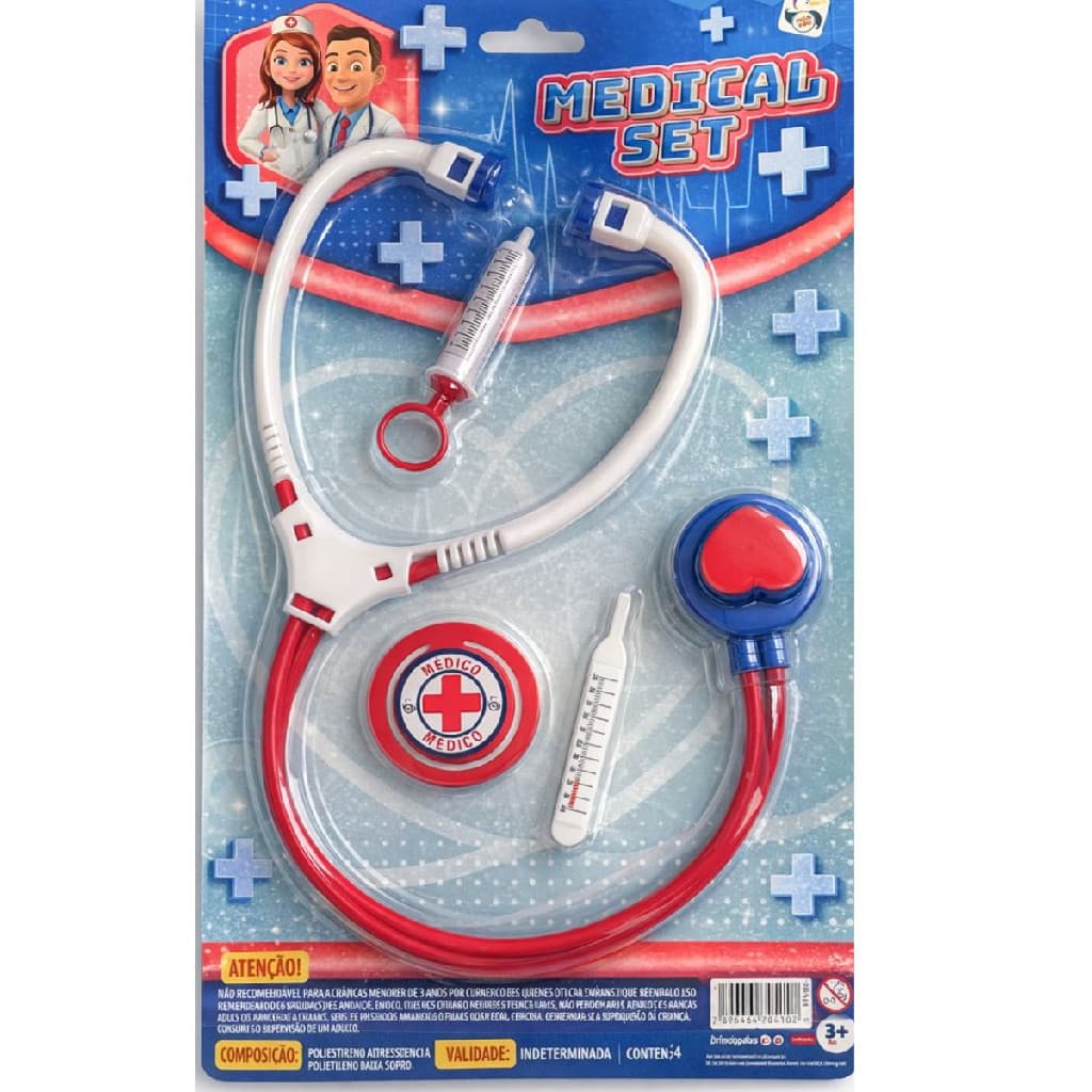 Kit Médico Infantil Brinquedo Educativo