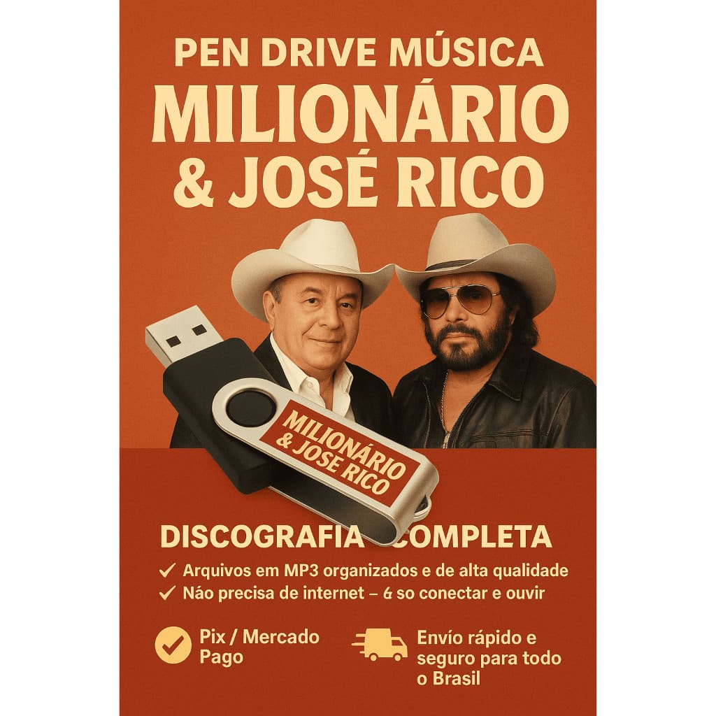 PNDRIVE – Milionário & José Rico – Os Garganta de Ouro!