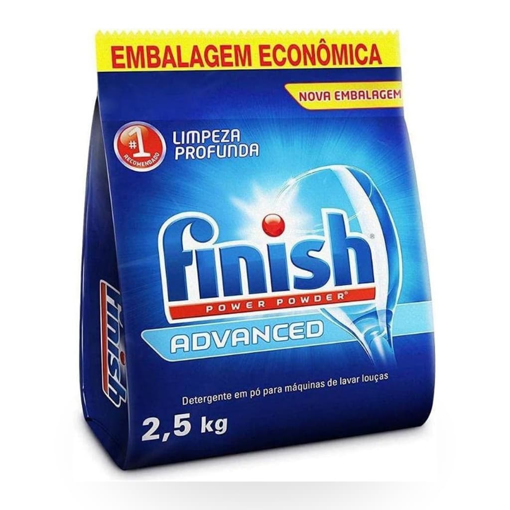 Detergente Em Pó Finish Para Lava Louças 2,5kg ,