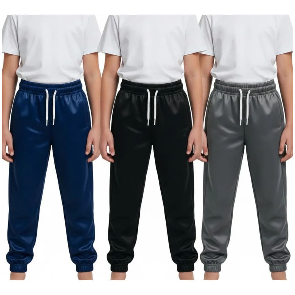 Kit 3 Calças Jogger Infantil Super Confortável para o Dia a Dia