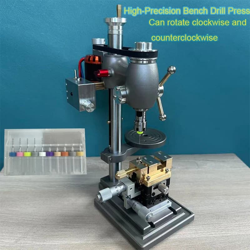 Ferramentas De Relojoeiro , Broca De Bancada De Alta Precisão Para Extrair Parafusos Quebrados De Relógio , Coroas , Peç