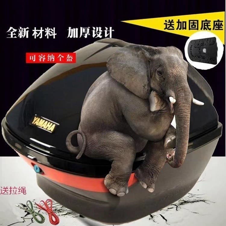 Suprimentos para motocicleta adequados para yamaha Qiaogei Saiying Xunying Yuedong caixa traseira Yueying Liying Lingyin