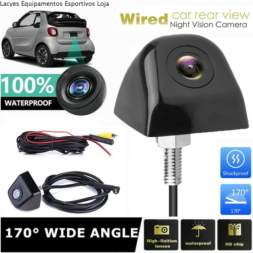 Câmera De Estacionamento LACYES À Prova D'água HD 170 ° Reversa Para Automóveis Com Visão Noturna