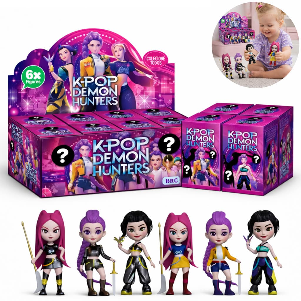 Bonecos Kpop Demon Hunters Blind Box – Figuras Surpresa 10cm | Colecionáveis Infantil Presente