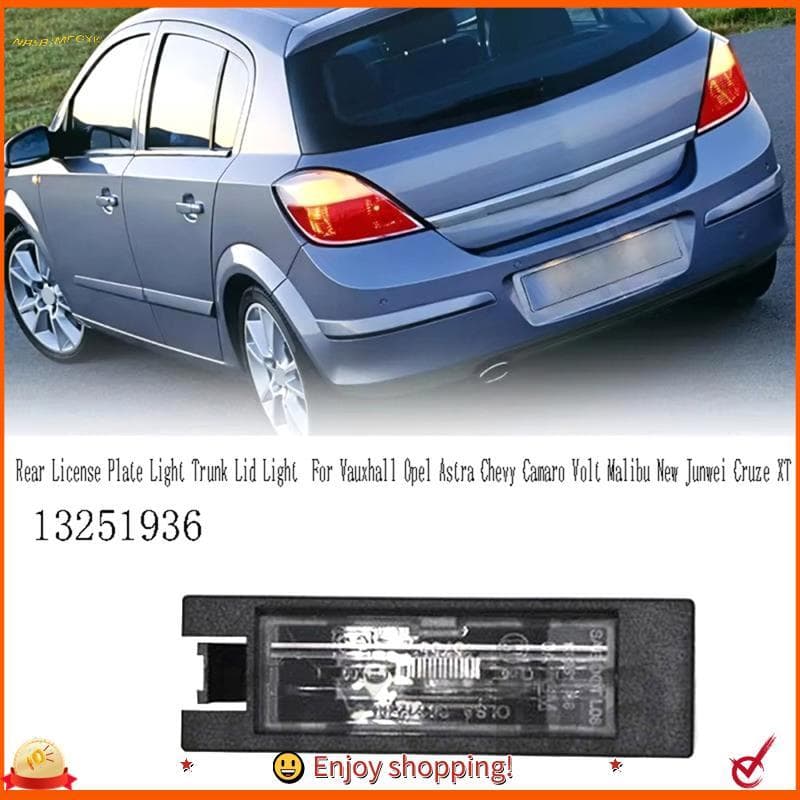 Heheshopchuanhai0 Conjunto De Luz Traseira Da Placa E Tampa Do Porta-Malas (13251936) Para Volt Novo Junwei Cruze XT