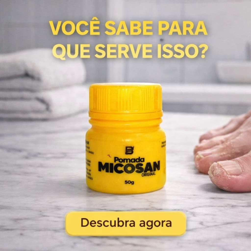 Pomada Micosan Pano Branco Para Micoses Em Geral 50g