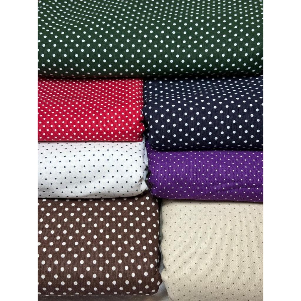 Tecido Tricoline Estampado Poa - 0,50x1,50