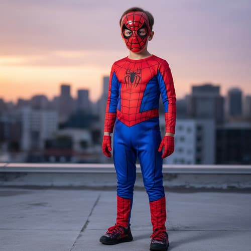 Fantasia Infantil Homem Aranha Filme Vingadores Identica