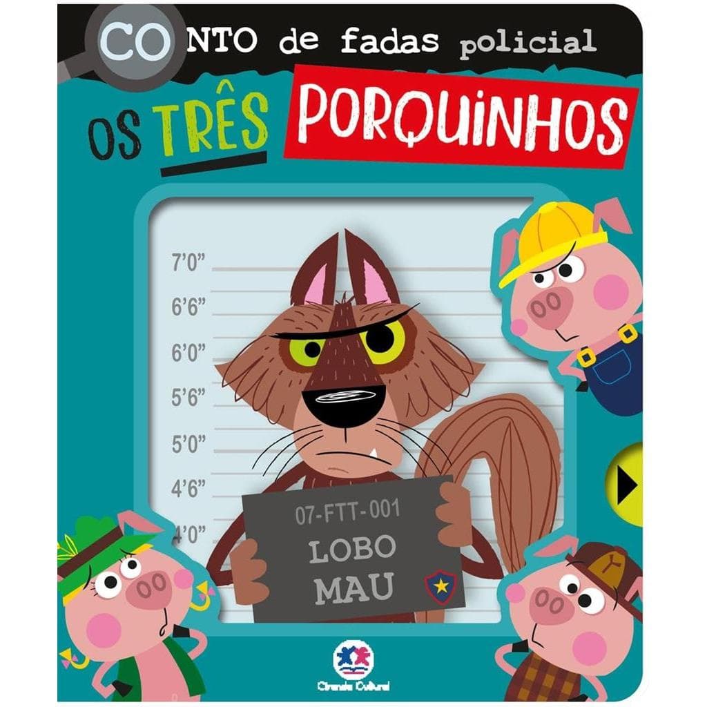 Conto De Fadas Policial - Os Três Porquinhos autor Ciranda Cultural