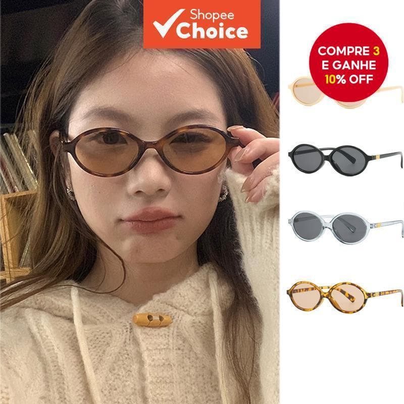 Óculos De Sol Retrô Y2K Para Mulheres , Homens , Estampa De Leopardo , Proteção UV , Da Moda