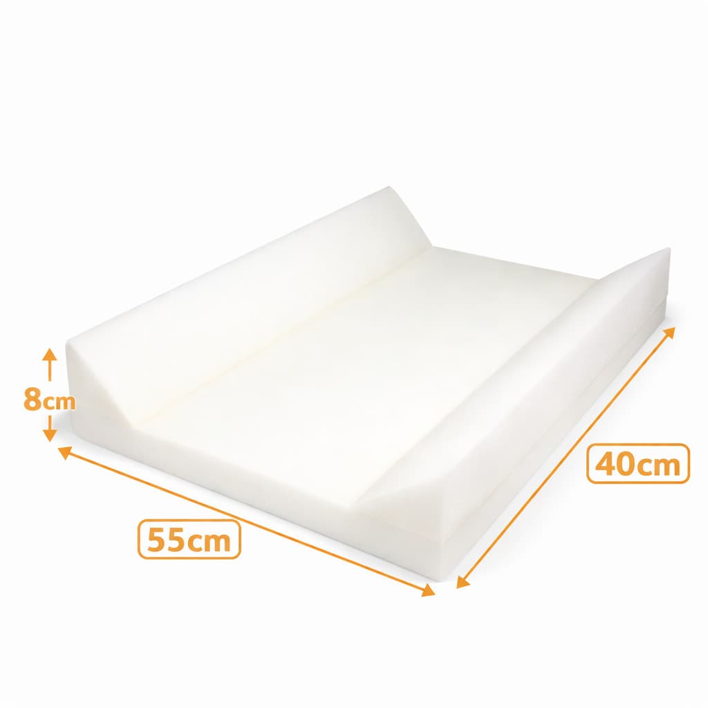 Espuma Para Trocador Bebê Para Cômoda 55x40x8cm Alta Densidade
