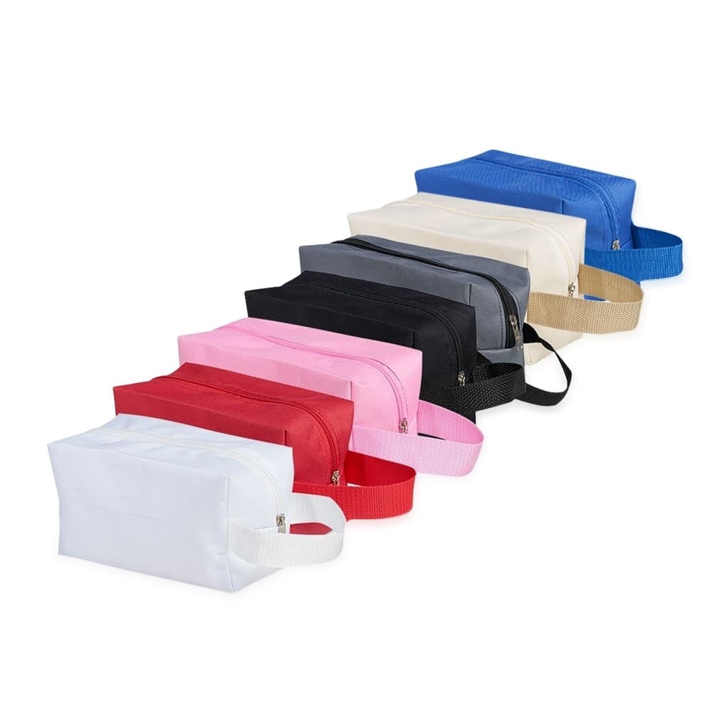 Kit De Necessaire com Alça Unidades Lisas Para Personalizar Brinde